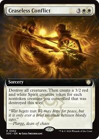 Ceaseless Conflict (Extended Art), Commander: Secrets of Strixhaven
