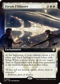 Forum Filibuster (Extended Art), Commander: Secrets of Strixhaven