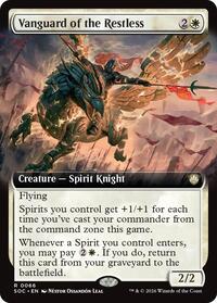 Vanguard of the Restless (Extended Art), Commander: Secrets of Strixhaven