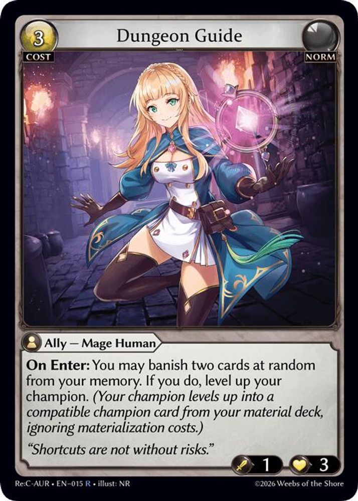 Dungeon Guide, Standard, front