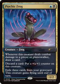 Psychic Frog, Game Day & Store Championship Promos