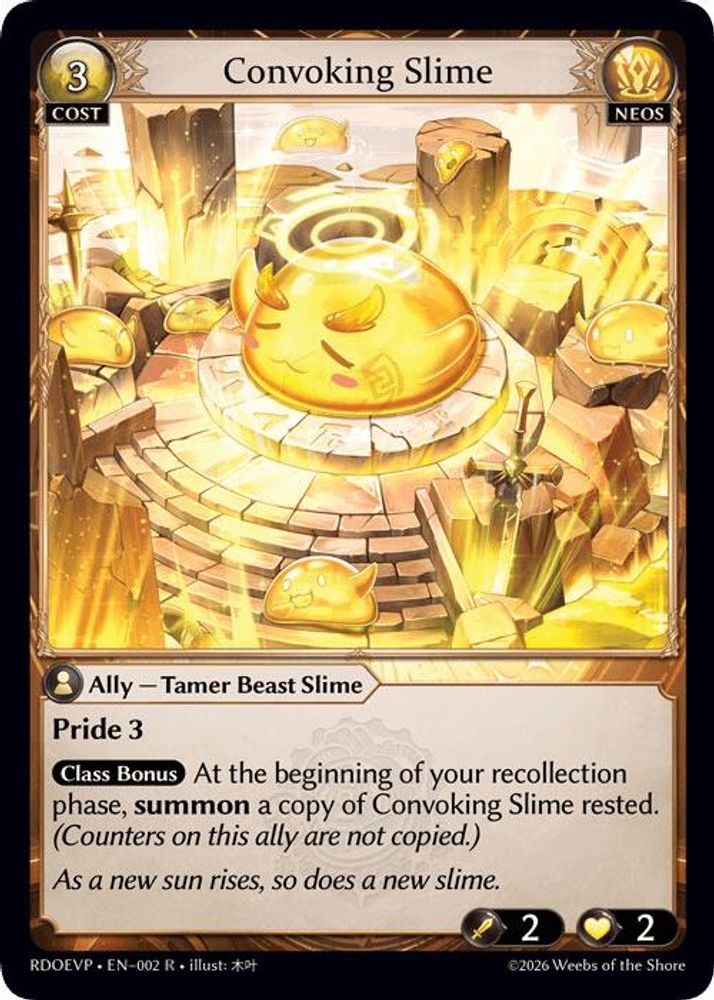 Convoking Slime, Standard, front