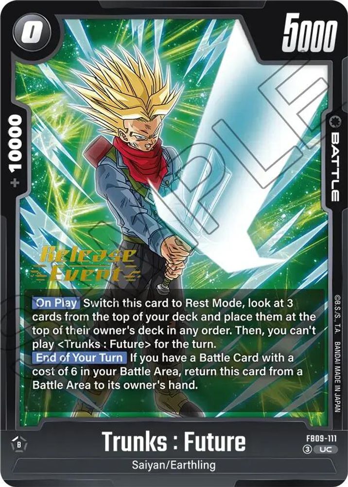 Trunks : Future, Standard, front