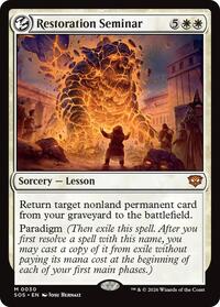 Restoration Seminar, Secrets of Strixhaven