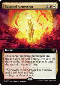 Suspend Aggression (Extended Art), Secrets of Strixhaven