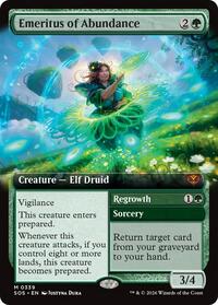 Emeritus of Abundance (Extended Art), Secrets of Strixhaven