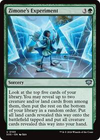 Zimone's Experiment, Secrets of Strixhaven