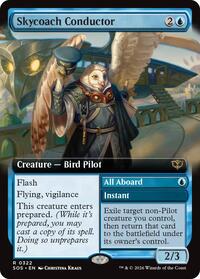 Skycoach Conductor (Extended Art), Secrets of Strixhaven