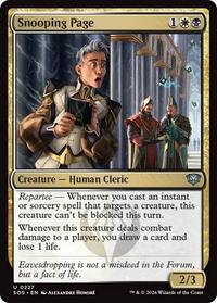 Snooping Page, Secrets of Strixhaven