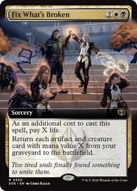 Fix What's Broken (Extended Art), Secrets of Strixhaven