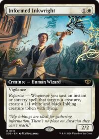 Informed Inkwright (Extended Art), Secrets of Strixhaven