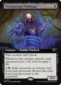 Postmortem Professor (Extended Art), Secrets of Strixhaven
