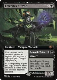 Emeritus of Woe (Extended Art), Secrets of Strixhaven