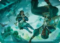 Divergent Equation Art Card, Art Series: Secrets of Strixhaven
