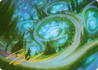 Mathemagics Art Card (Gold-Stamped Signature), Art Series: Secrets of Strixhaven