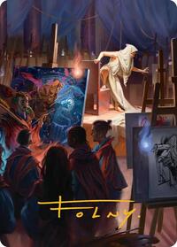 Archaeomancer Art Card (Gold-Stamped Signature), Art Series: Secrets of Strixhaven