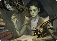 Eternal Student Art Card, Art Series: Secrets of Strixhaven