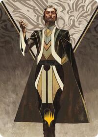 Ral Zarek, Guest Lecturer Art Card (Gold-Stamped Planeswalker Symbol), Art Series: Secrets of Strixhaven
