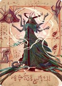 Tragedy Feaster Art Card, Art Series: Secrets of Strixhaven