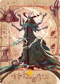 Tragedy Feaster Art Card (Gold-Stamped Planeswalker Symbol), Art Series: Secrets of Strixhaven
