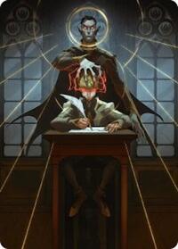 Vampiric Tutor Art Card, Art Series: Secrets of Strixhaven