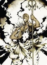 Burst Lightning Art Card, Art Series: Secrets of Strixhaven