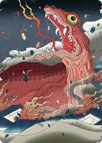 Subterranean Tremors Art Card, Art Series: Secrets of Strixhaven