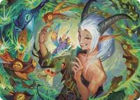 Lumaret's Favor Art Card, Art Series: Secrets of Strixhaven