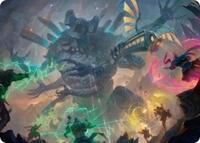 Moment of Reckoning Art Card, Art Series: Secrets of Strixhaven