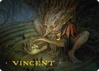 Old-Growth Educator Art Card (Gold-Stamped Signature), Art Series: Secrets of Strixhaven