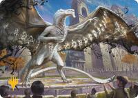 Silverquill, the Disputant Art Card (Gold-Stamped Planeswalker Symbol), Art Series: Secrets of Strixhaven