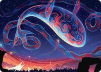 Spectacular Skywhale Art Card, Art Series: Secrets of Strixhaven