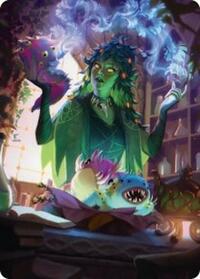 Dina, Essence Brewer Art Card, Art Series: Secrets of Strixhaven