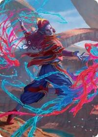 Rootha, Mastering the Moment Art Card, Art Series: Secrets of Strixhaven