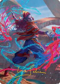 Rootha, Mastering the Moment Art Card (Gold-Stamped Signature), Art Series: Secrets of Strixhaven