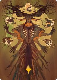 Culling Ritual Art Card (Gold-Stamped Planeswalker Symbol), Art Series: Secrets of Strixhaven