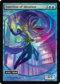 Emeritus of Ideation (Retro Frame) (Serial Numbered) (Double Rainbow Foil), Secrets of Strixhaven