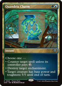 Quandrix Charm, Promo Pack: Secrets of Strixhaven