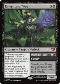 Emeritus of Woe, Promo Pack: Secrets of Strixhaven