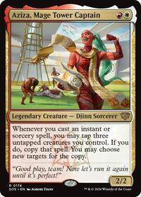 Aziza, Mage Tower Captain, Promo Pack: Secrets of Strixhaven