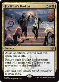 Fix What's Broken, Promo Pack: Secrets of Strixhaven