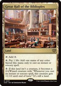 Great Hall of the Biblioplex, Promo Pack: Secrets of Strixhaven