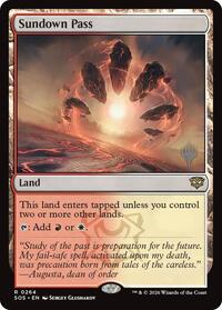Sundown Pass, Promo Pack: Secrets of Strixhaven