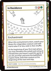 In Residence, Mystery Booster: Convention Edition Exclusives
