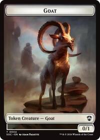 Goat // Fungus Beast Double-Sided Token, Commander: Secrets of Strixhaven