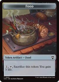 Food // City's Blessing Double-Sided Token, Commander: Secrets of Strixhaven