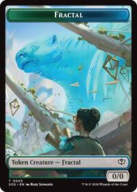 Fractal (0005) // Pest (0009) Double-Sided Token, Secrets of Strixhaven