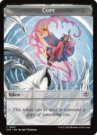 Copy // Spirit (0010) Double-Sided Token, Secrets of Strixhaven