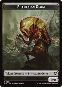Phyrexian Germ // Thopter Double-Sided Token, Commander: Secrets of Strixhaven