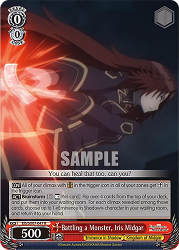 Battling a Monster, Iris Midgar, Standard, front